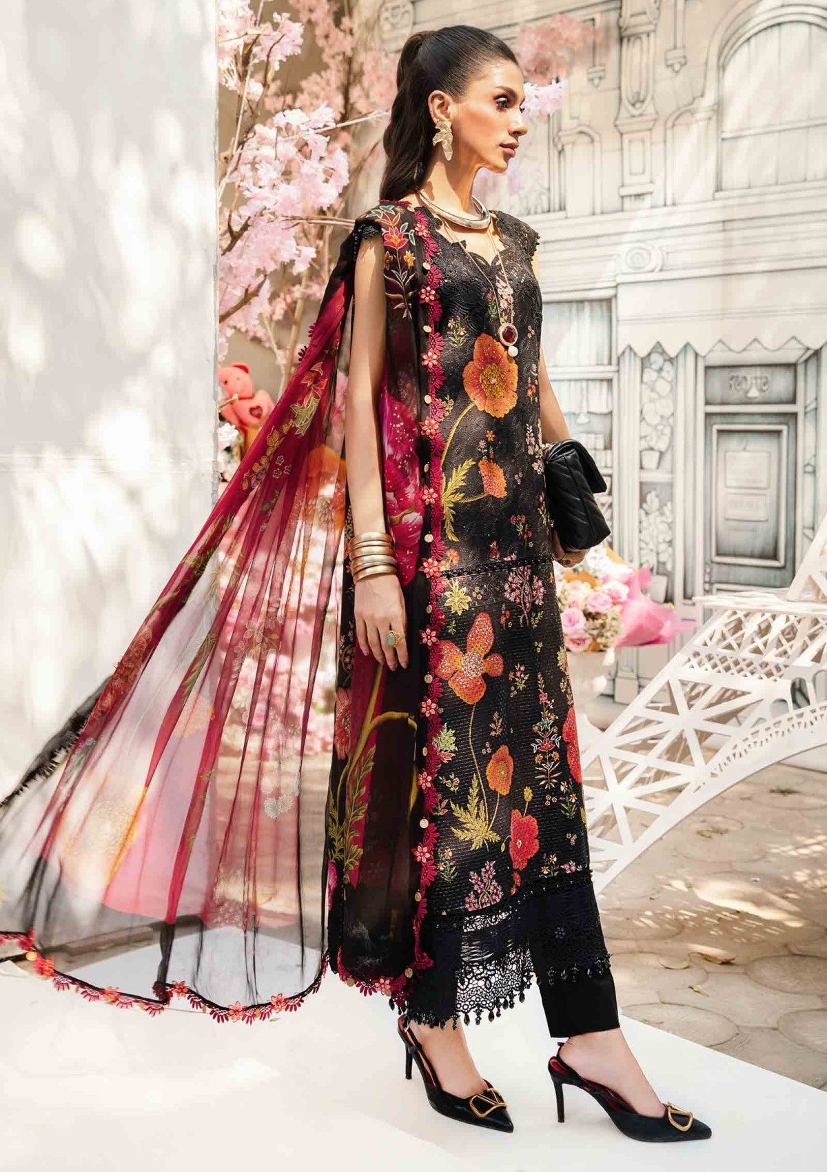 MARIA.B  | Luxury Lawn & Chiffon Collection