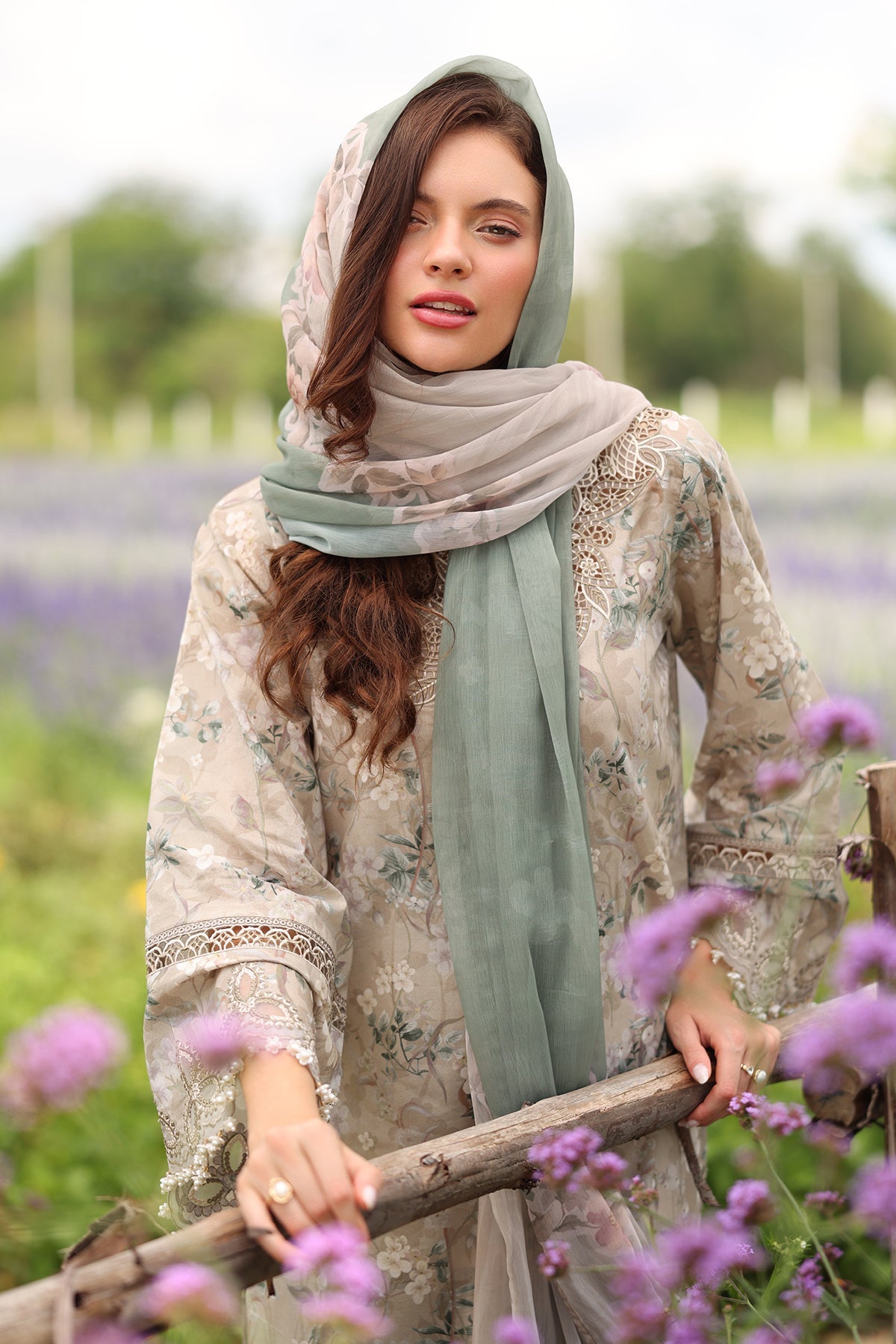 Baroque  – Most Demanding Premium Lawn 3-Piece stitched Suit (2 Colors)