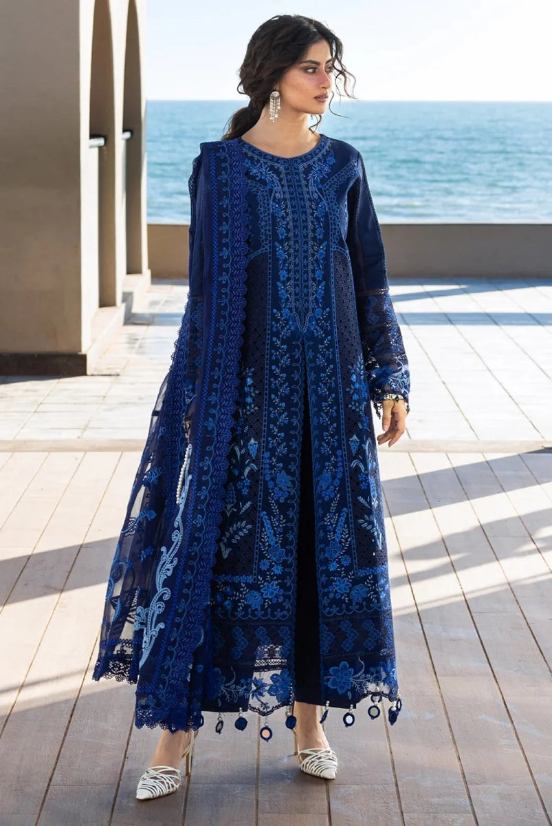 cotton dress with chiffon dupatta 03-Piece Suit Batik Color:Dark Lavender Hawaii Christmas Reception Midi Dress in