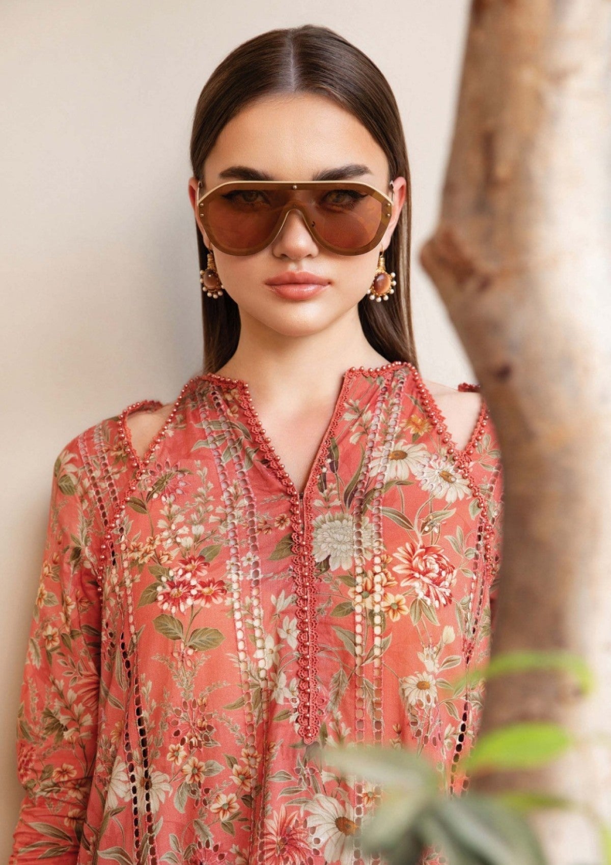Prints Embroidered Lawn stitched 3Pc Suit