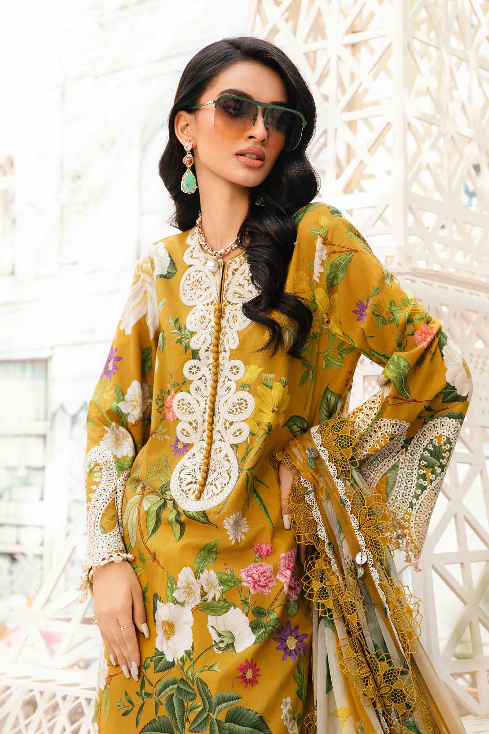 3 Piece Printed Stitched Embroidered Lawn Suit