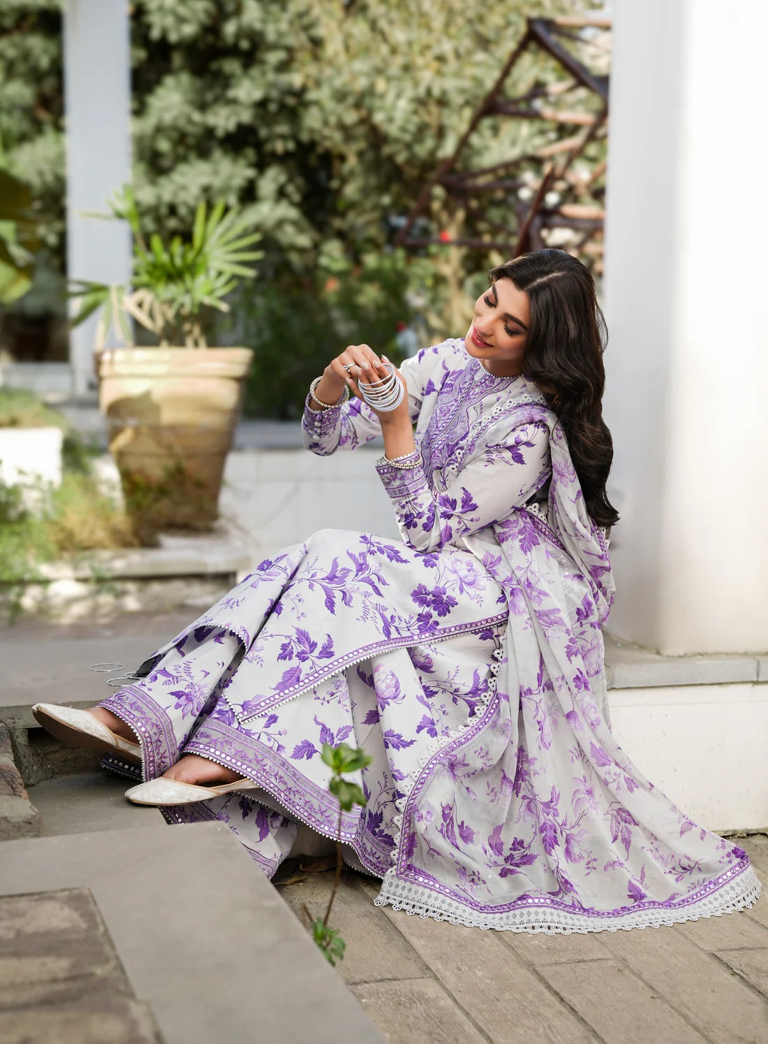 Luxury Lawn Embroidered 3 Piece Stitched Suit