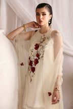 3 Piece Stitched  Silk  suit - Ready to Wear