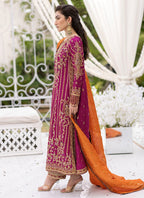 03-Piece Chiffon Suit With Embroidery | Ready To Wear