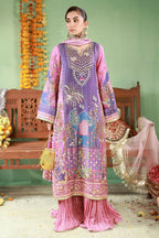 Purple & Pink 03-Piece Embroidered Lawn Suit | Ready To Wear