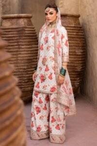 03-PIECE STITCHED SILK SUIT DRESSING DESIGNER