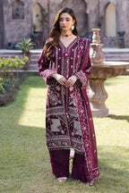 03-Piece Heavy Embroidered Suit  | Ready To Wear