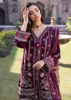 03-Piece Heavy Embroidered Suit  | Ready To Wear
