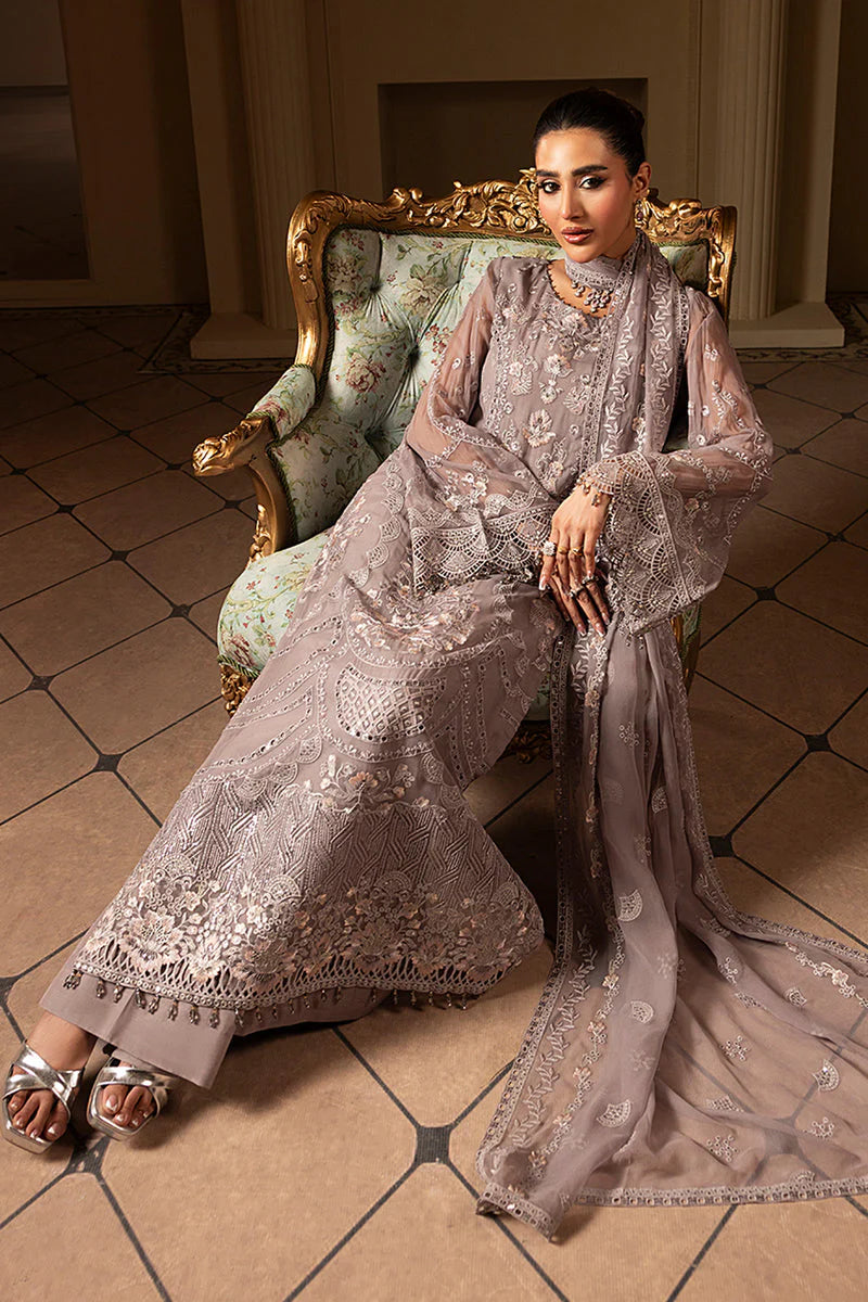 03-Piece Chiffon Suit With Heavy Embroidery | Ready To Wear