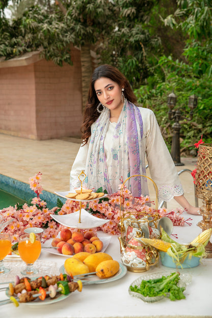 Embroidered Lawn Suit by  Fabrics