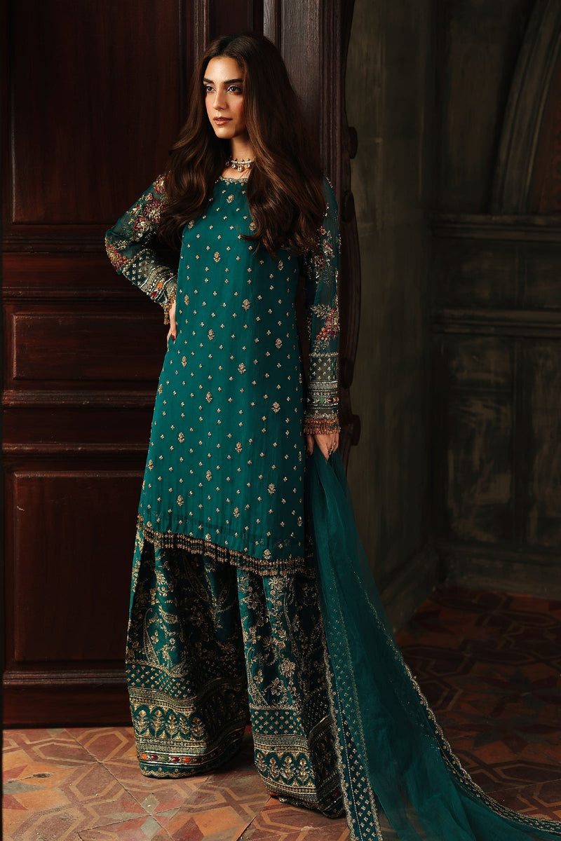 3 Piece Stitched Chiffon Suit - Ready  to Wear