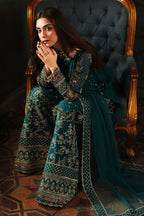 3 Piece Stitched Chiffon Suit - Ready  to Wear