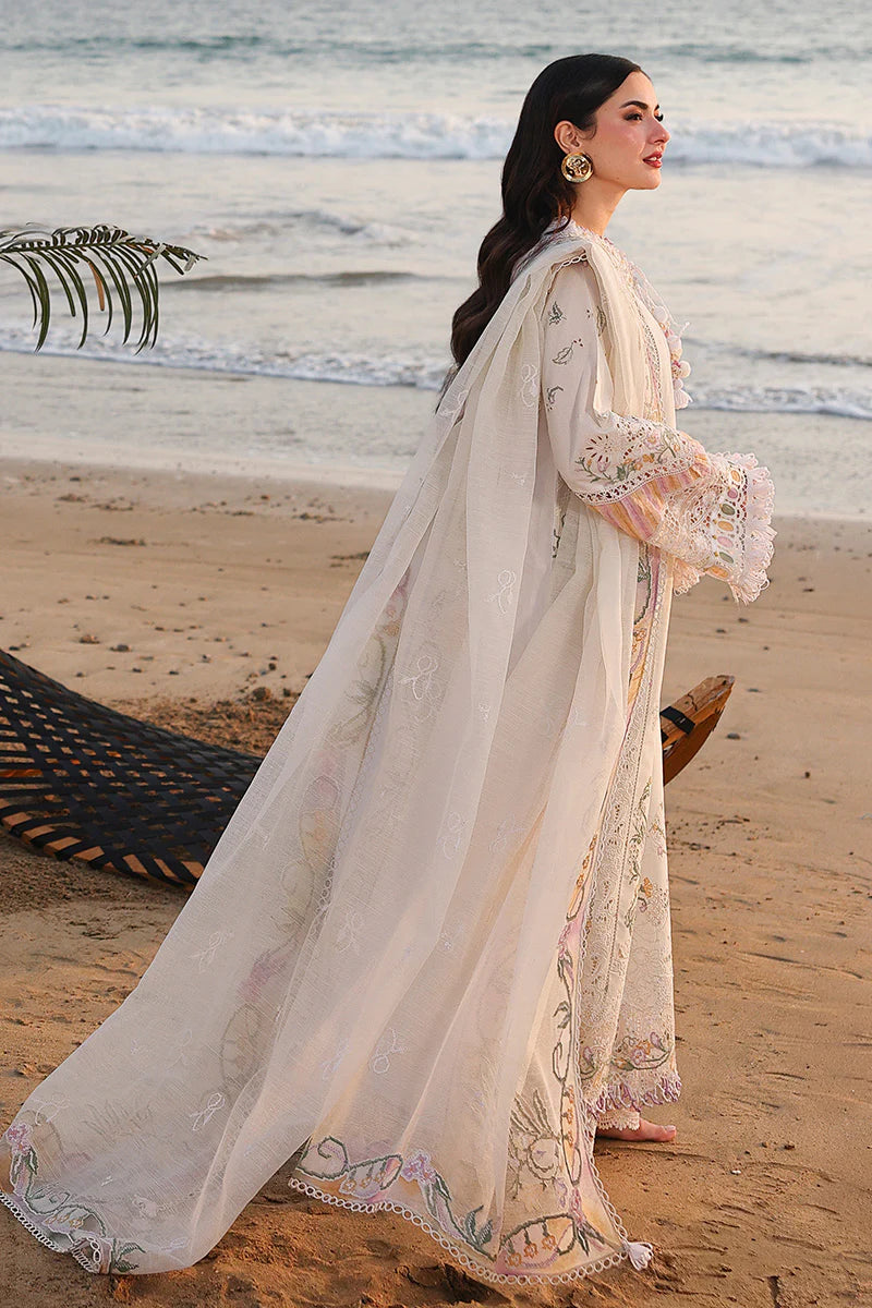 03-Piece Cotton Suit With Chikankari Embroidery | Ready To Wear