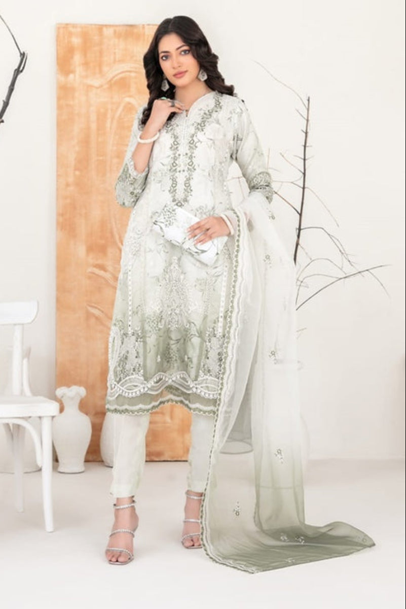 Tawakkal Fabrics 3-Piece Stitched Organza Collection –