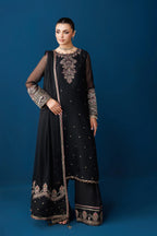 03-Piece Chiffon Suit With Embroidery | Ready To Wear