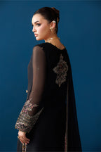 03-Piece Chiffon Suit With Embroidery | Ready To Wear