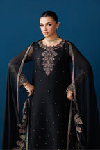 03-Piece Chiffon Suit With Embroidery | Ready To Wear