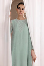 03-Piece Embroidered Chiffon Suit With Malai Trouser | Ready To Wear