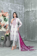 stitched  Attractive & Elegant Lawn Ensemble