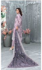 Ready to Wear Embroidered Digital Printed Slub Lawn Suit