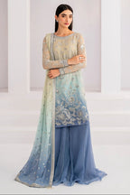 Jazmin stitched Chiffon Suit with Malai Trouser