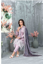 Ready to Wear Embroidered Digital Printed Slub Lawn Suit