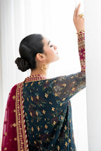 3-Piece High-Quality Soft Chiffon Stitched Suit