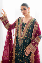 3-Piece High-Quality Soft Chiffon Stitched Suit