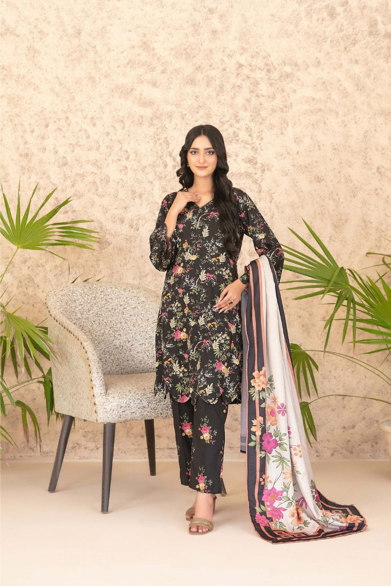 3-Piece stitched Digital Printed Staple Fabric Collection