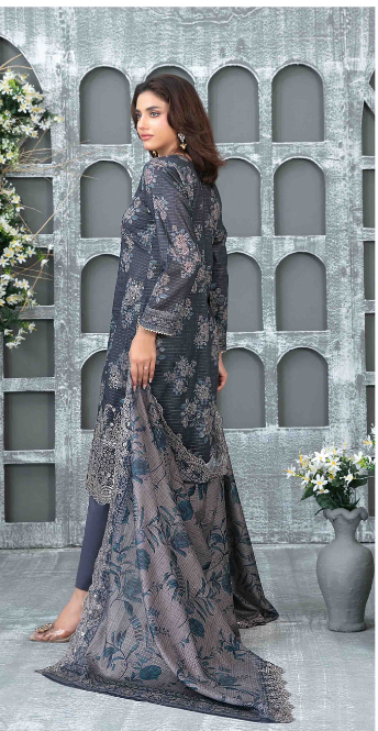 stitched Lawn Suit by  Fabrics
