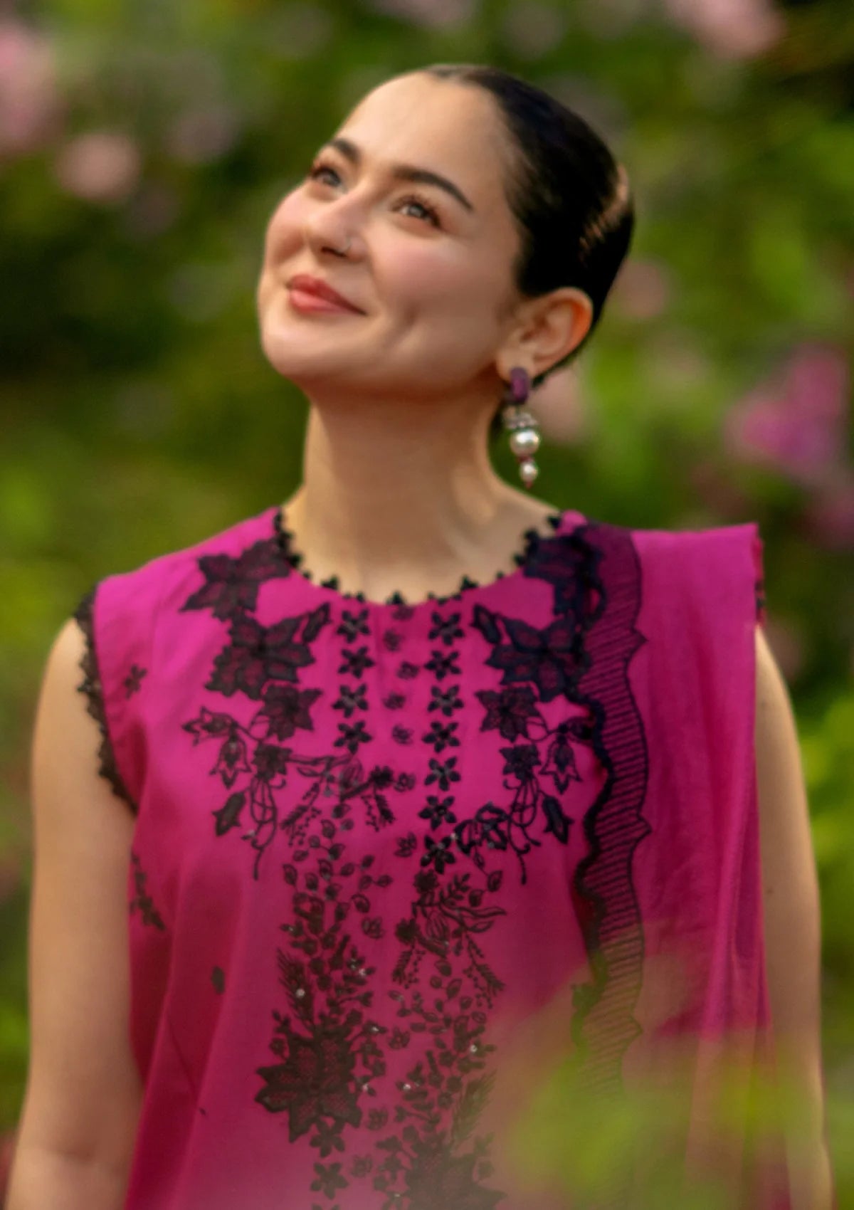 03-Piece Embroidered Lawn Suit With Net Dupatta | Ready To Wear