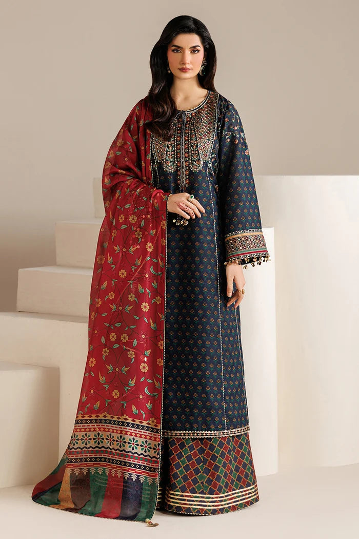 03-Piece Embroidered Lawn Suit | Ready To Wear