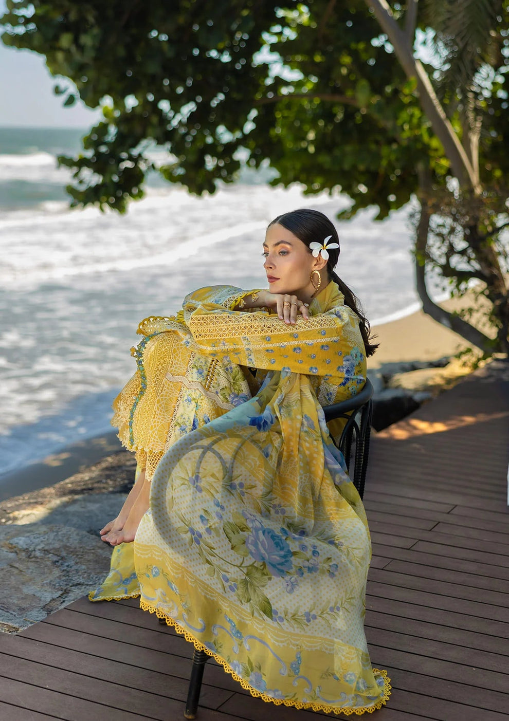 3  Piece Stitched   Lawn Suit  - Ready  to  Wear