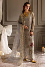 03-Piece Chiffon Suit With Embroidery | Ready To Wear