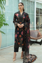 Nureh Lawn Embroidered 3 Piece Dress