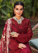 03-Piece Heavy Embroidered Chikankari Lawn Dress Ready To Wear