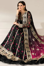 03-Piece Embroidered Print Lawn With Chiffon Dupatta - Ready To Wear