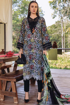 03-Piece Printed Lawn Suit - Ready To Wear