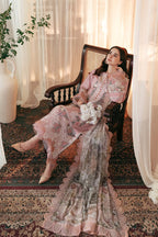 03-Piece  Embroidered Lawn Suit With Soft Silk Digital Printed Dupatta