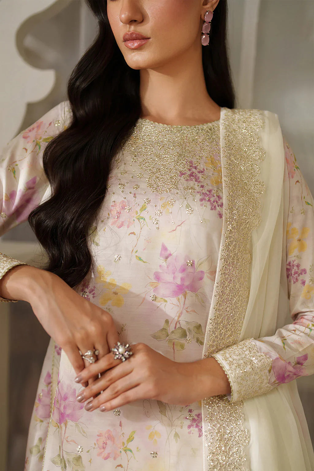 03-Piece Printed Lawn Suit | Ready To Wear