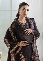 3 Piece  Stitched  Chiffon Suit - Ready  to Wear