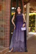 03-Piece Double Shaded Printed Lawn Suit | Ready To Wear