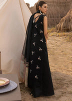 03-Piece Embroidered Lawn Suit With Organza Dupatta | Ready To Wear