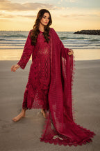 3-Piece Lawn Fully Embroidered Dress Ready To Wear