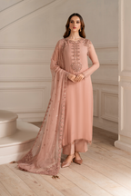 Iznik Luxury Formals Chiffon & Malai 3-Piece Suit