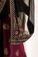 03-Piece Chiffon Suit With Embroidery | Ready To Wear