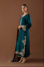 03-Piece Shamooz Silk & Organza Suit Ready To Wear