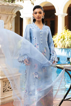 03-Piece Shamooz SIlk Suit With Organza Dupatta | Ready To Wear