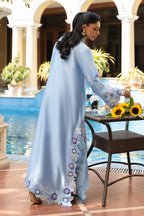 03-Piece Shamooz SIlk Suit With Organza Dupatta | Ready To Wear