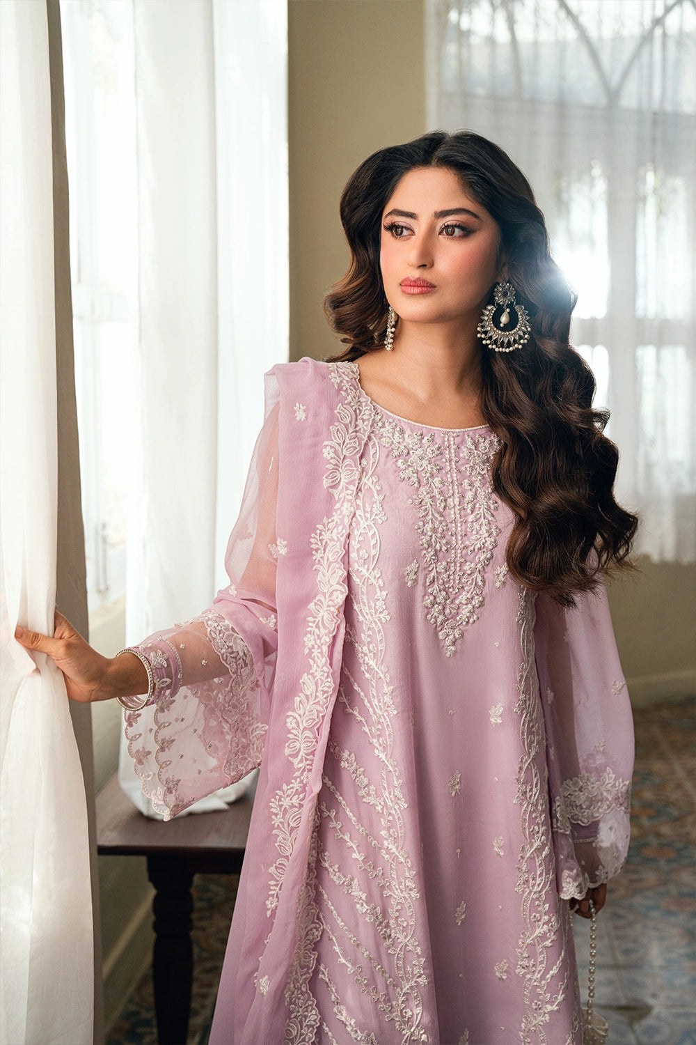 03-Piece Embroidered Chiffon Suit | Ready To Wear